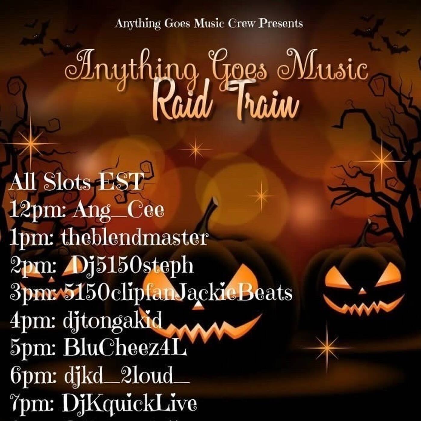ANYTHINGGOESMUSICRAIDTRAINHosted By @spacejamentertainment 7-8PMEST‼️ | @djkquicklive IN THE MIX (Oct 19, 2023) episode artwork