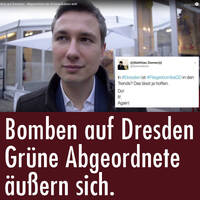 Bomben auf Dresden - Grüne Abgeordnete äußern sich zur Aussage von Matthias Oomen (11.10.2016) by eingeschenkt.tv