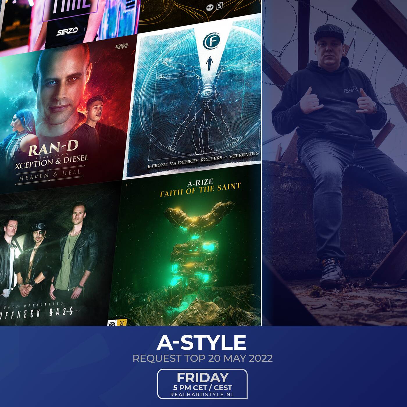 A-Style presents Real Hardstyle Request Top 20 May 2022 @ REALHARDSTYLE.NL 17.06.2022