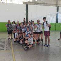 Relato voley final Olimpíadas Emp. Públicos. Colegio Juana Azurduy vs Ministerio de Educación by Radio 3 - FM Santa Rosa