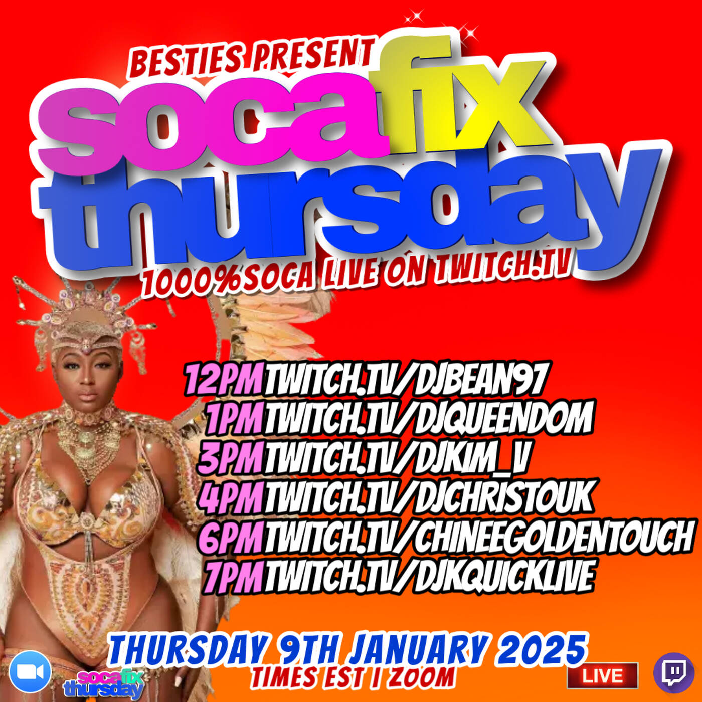 SOCAFIXTHURSDAYRAIDTRAINHosted By BESTIES7-8PMEST‼️ (JAN 09, 2025) episode artwork
