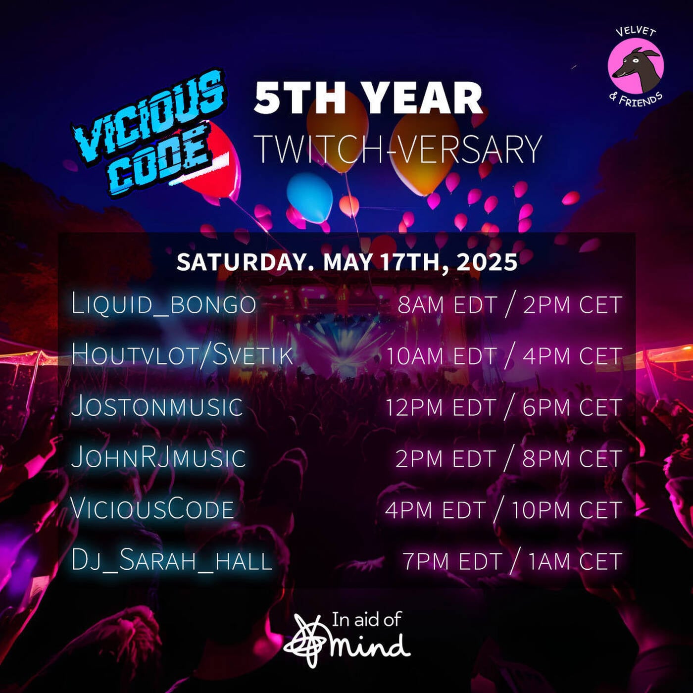 Mashup Set for 5y Twitchversary (May 17th 2025) episode artwork