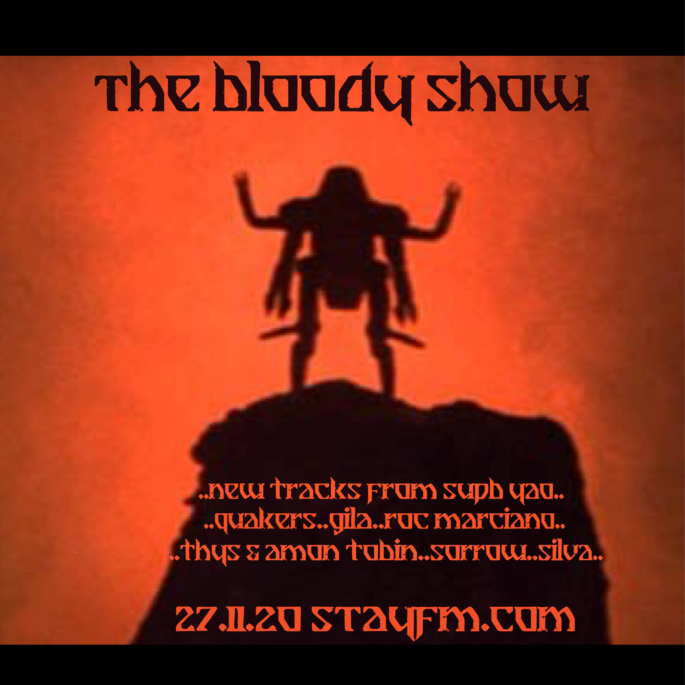the bloody show 29 - dj bloody - 27.11.20 episode artwork