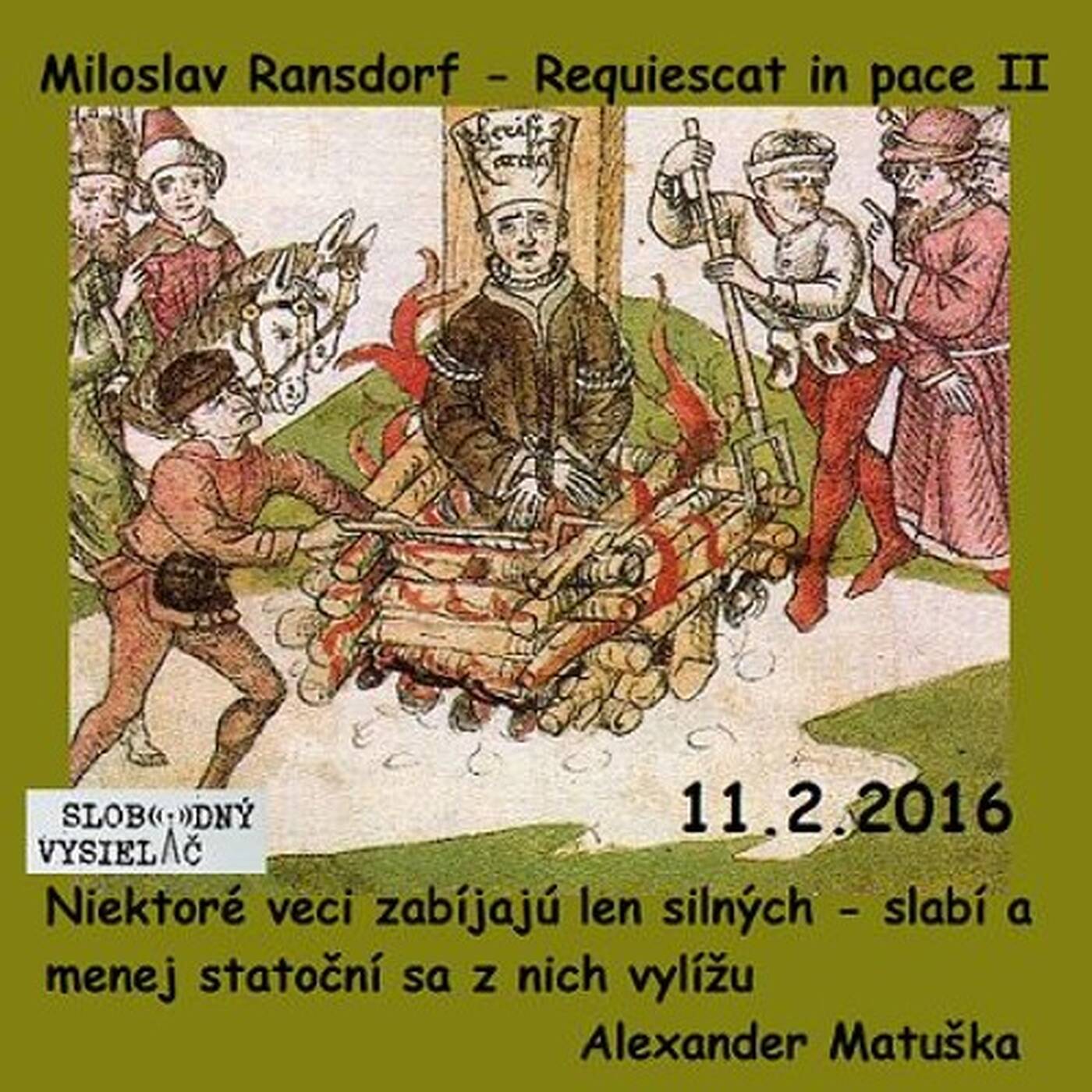 Opony 115 - 2016-02-11 Miloslav Ransdorf – Requiescat in pace II… episode artwork