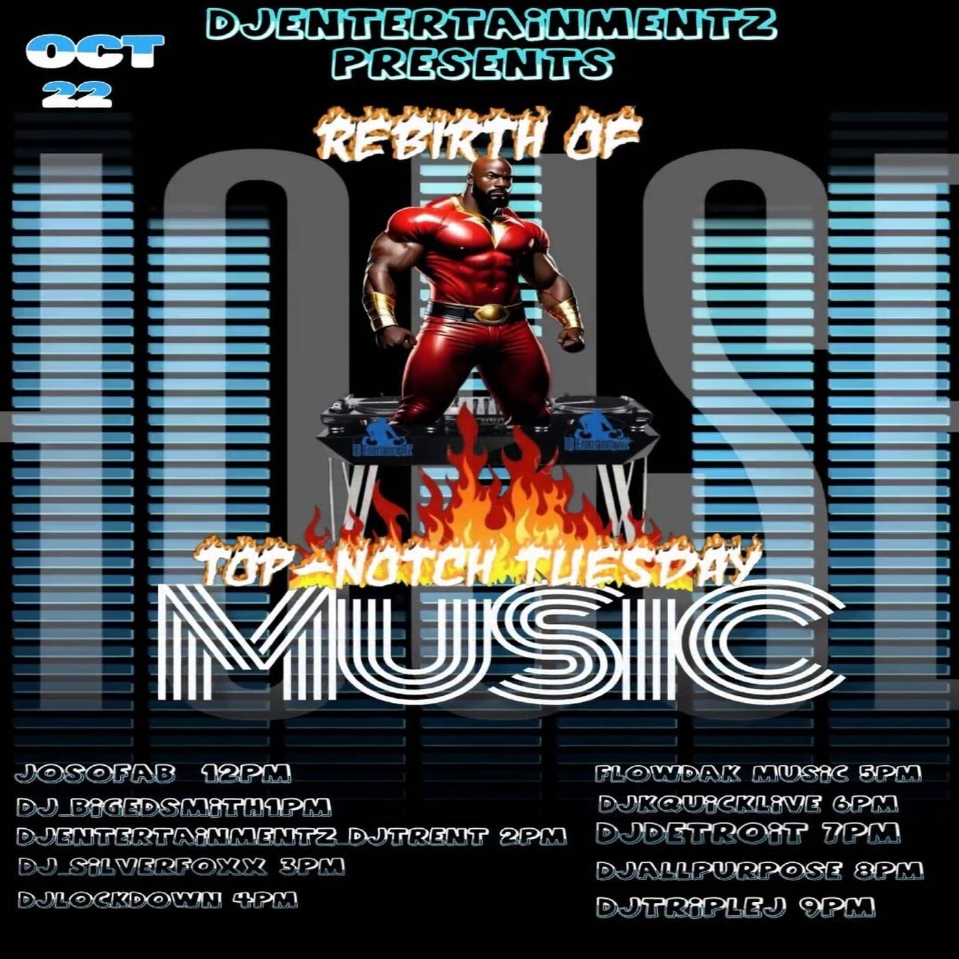 TOPNOTCHTUESDAYREBIRTHHOUSERAIDEDITIONHosted By @djentertainmentz_djtrent6-7PMEST‼️ episode artwork