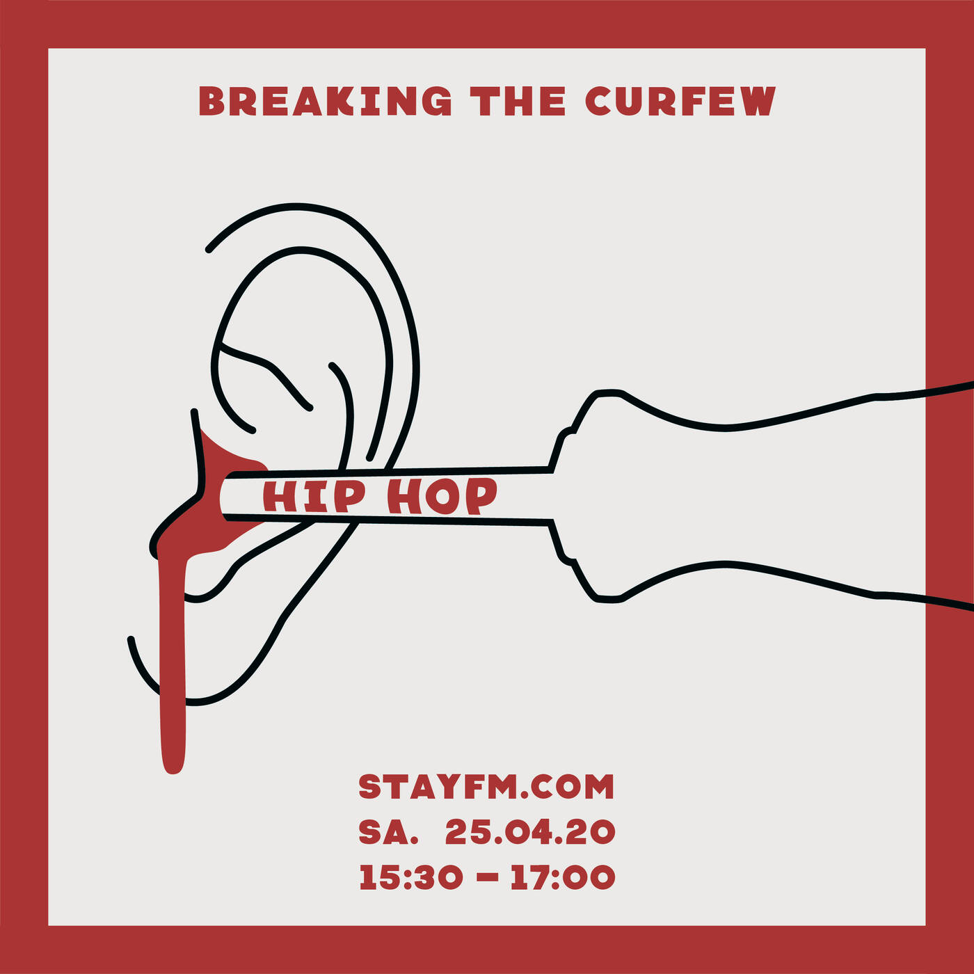 breaking the curfew 01 hip hop - hannes fass - 25.04.20 episode artwork