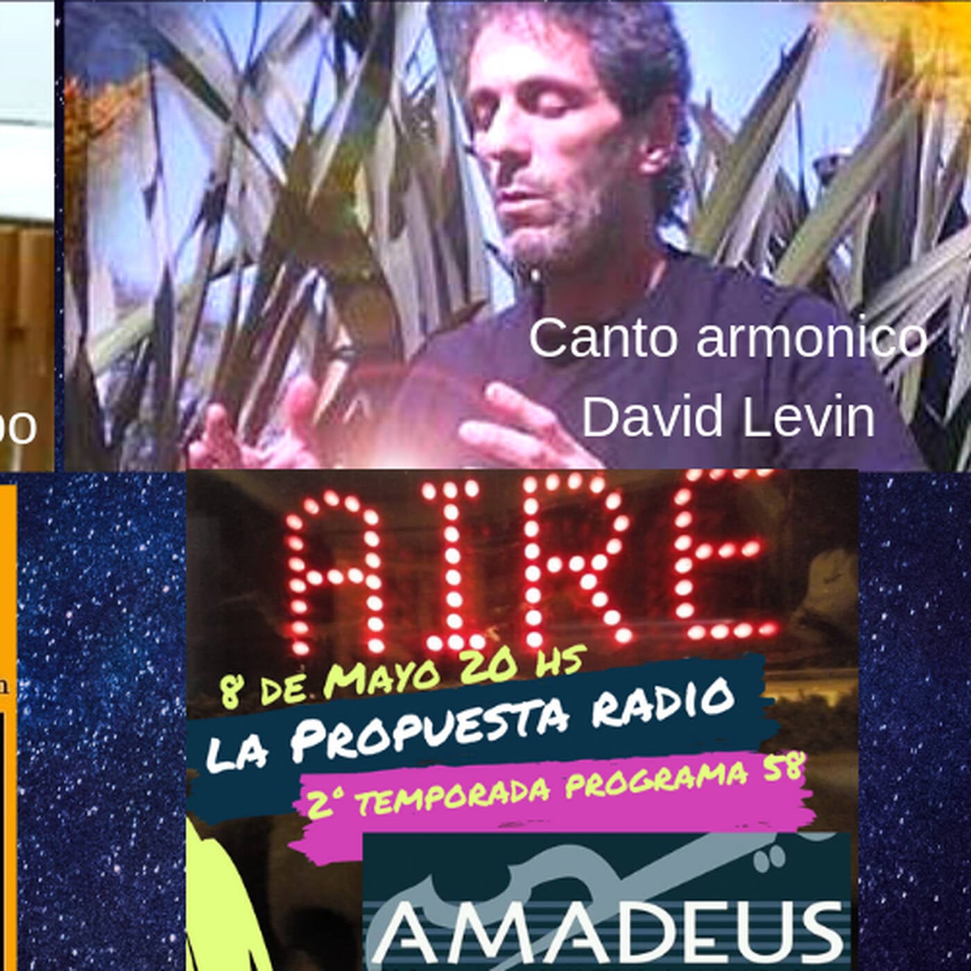 Prog58 --08-05-2019- Parte 2 - Motora del arte con el Cantante de armonicos David Levin - Ps. Soc. Irene Ocampo episode artwork