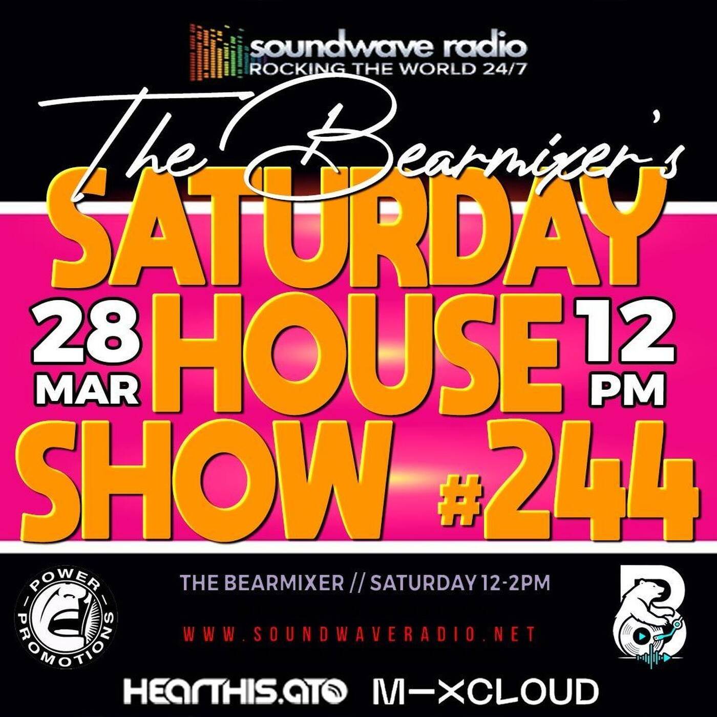 Soundwave Radio Saturday House Show #244 - 28th March 2026 episode artwork