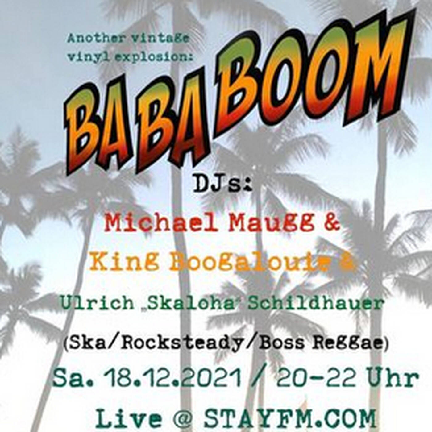 ba ba boom 15 - ulrich "skaloha" schildhauer, king boogalouie & michael maugg - 18.12.21 episode artwork