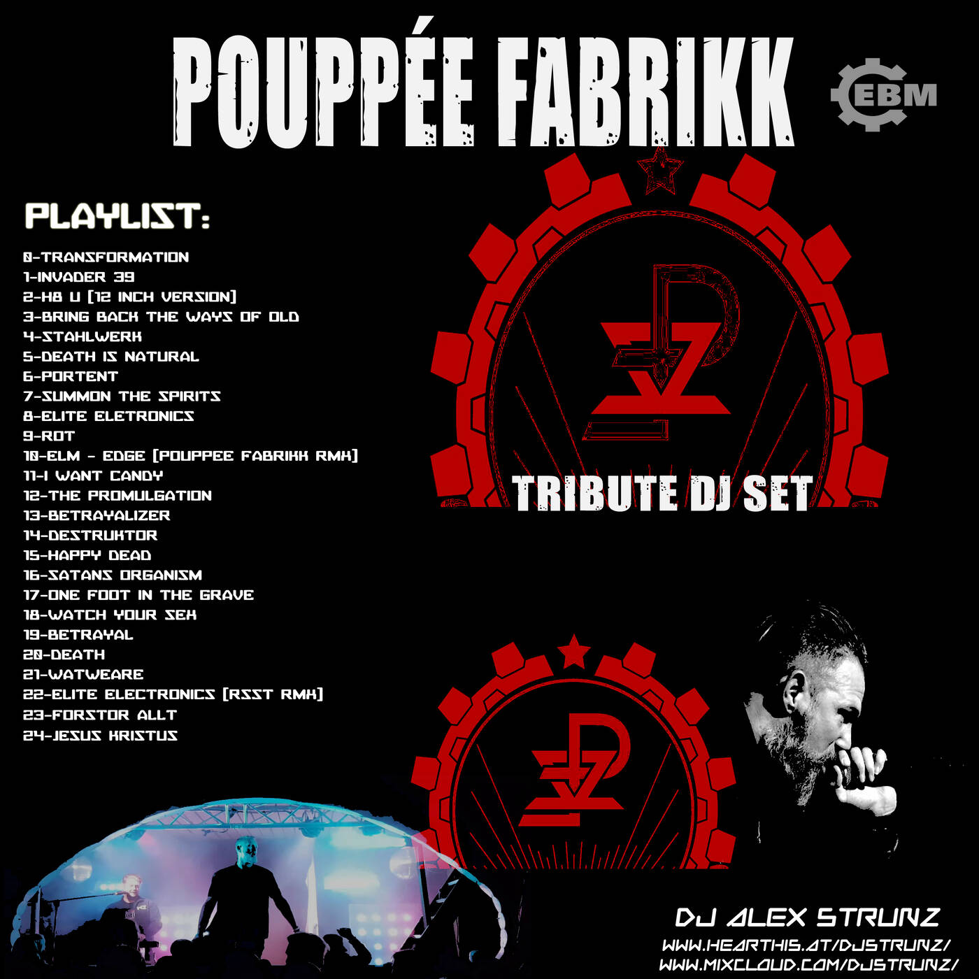 Dj Alex Strunz @ POUPPEÉ FABRIKK TRIBUTE MIX - EBM - 08-10-2019 episode artwork