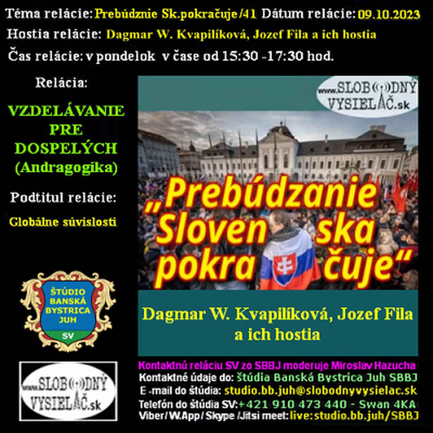 Vzdelávanie pre dospelých 372 - 2023-10-09 Globálne súvislosti episode artwork