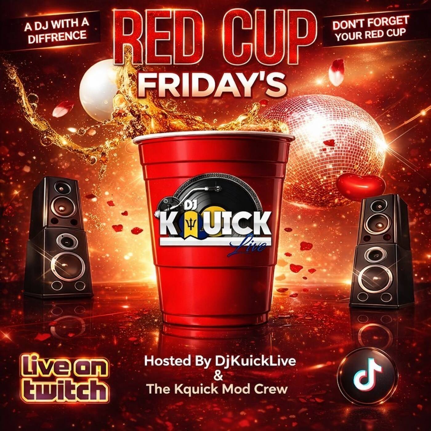 RED CUP FRIDAY'SHosted By The Kquick Mod Crew 6-7PMEST‼️(MAR 13, 2026) episode artwork