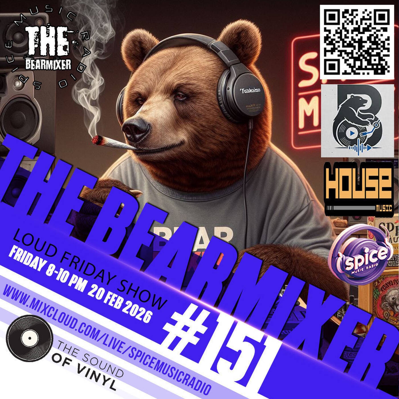 Live On Air Spice Music Radio "Loud Friday #151" 20th February 2026