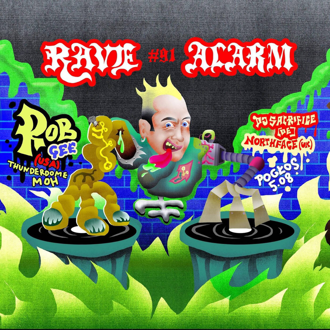 DJ Sacrifice @ Rave Alarm 05.08.2022 Poglos Warsaw
