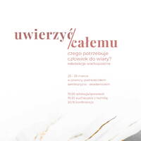 Rekolekcje wielkopostne. Uwierzy? calemu. ks. W. Maci??ek 2019