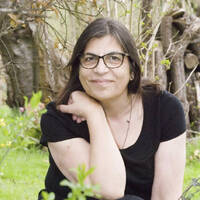 Anna Zannides and her book by Panos Fellas