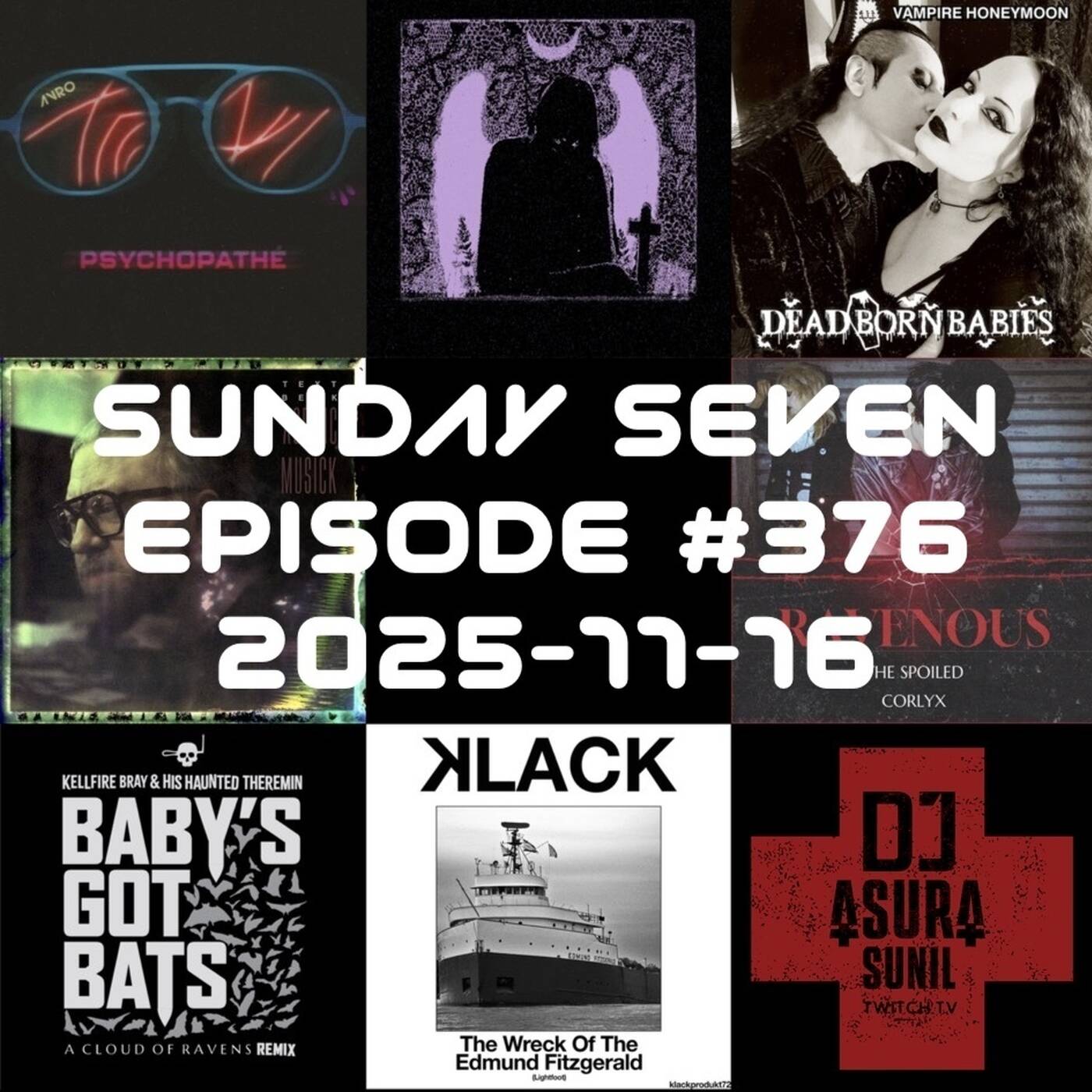 DJ AsuraSunil's Sunday Seven Mixshow #376 - 20251116 episode artwork