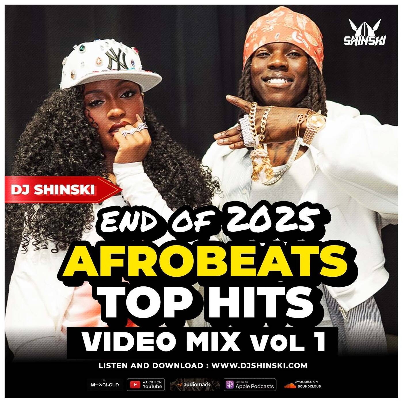 End of 2025 Best Afrobeats Mix Vol 1 - DJ Shinski [Rema, Ayra Starr, Wizkid, Davido, Burna Boy, Tyla]