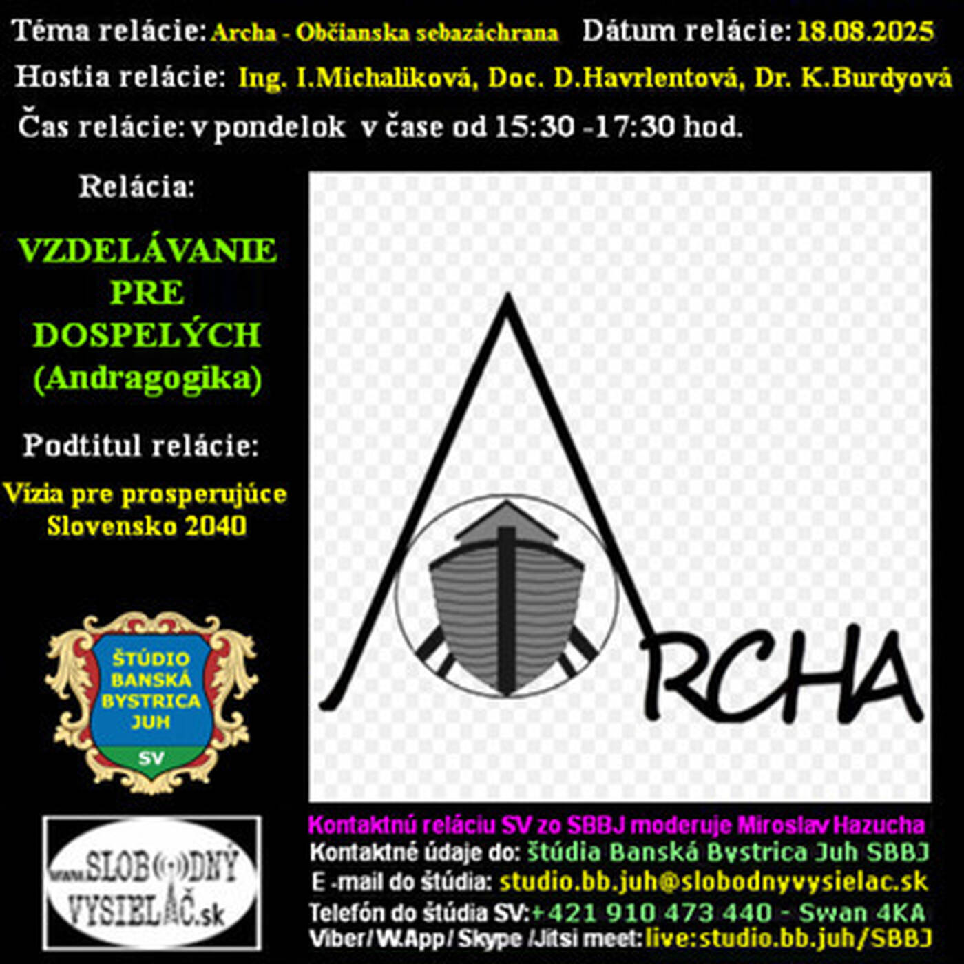 Vzdelávanie pre dospelých 467 - 2025-08-18 Vízia pre prosperujúce Slovensko 2040 episode artwork