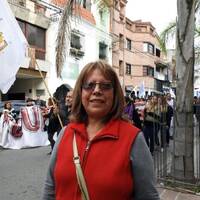 Yolanda Mamani - Paro 30 de abril Obras Sanitarias participó de la marcha by UNJu Radio 05
