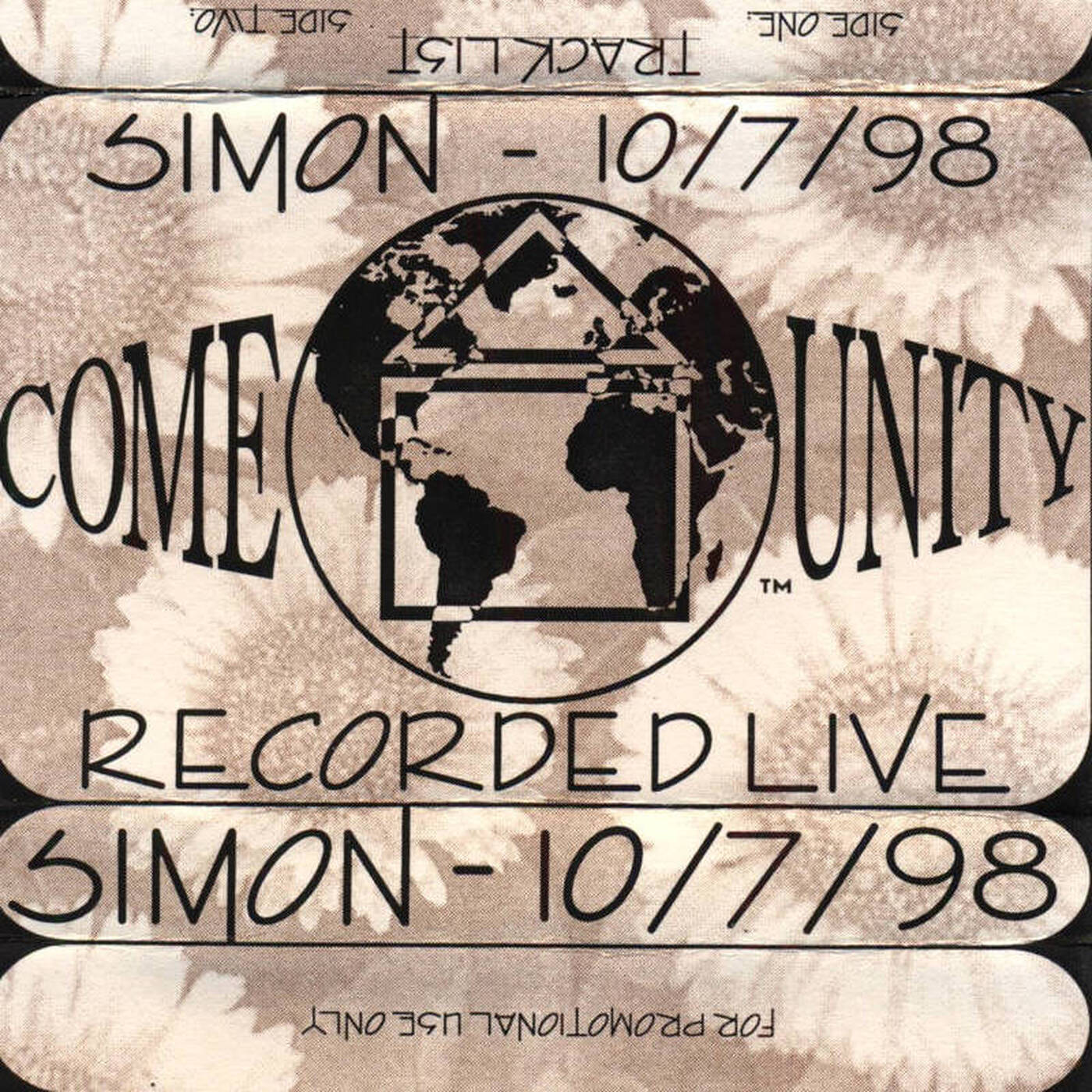 DJ Simon - Live At Come-Unity 10-7-98 (Jim Hopkins Remaster) episode artwork
