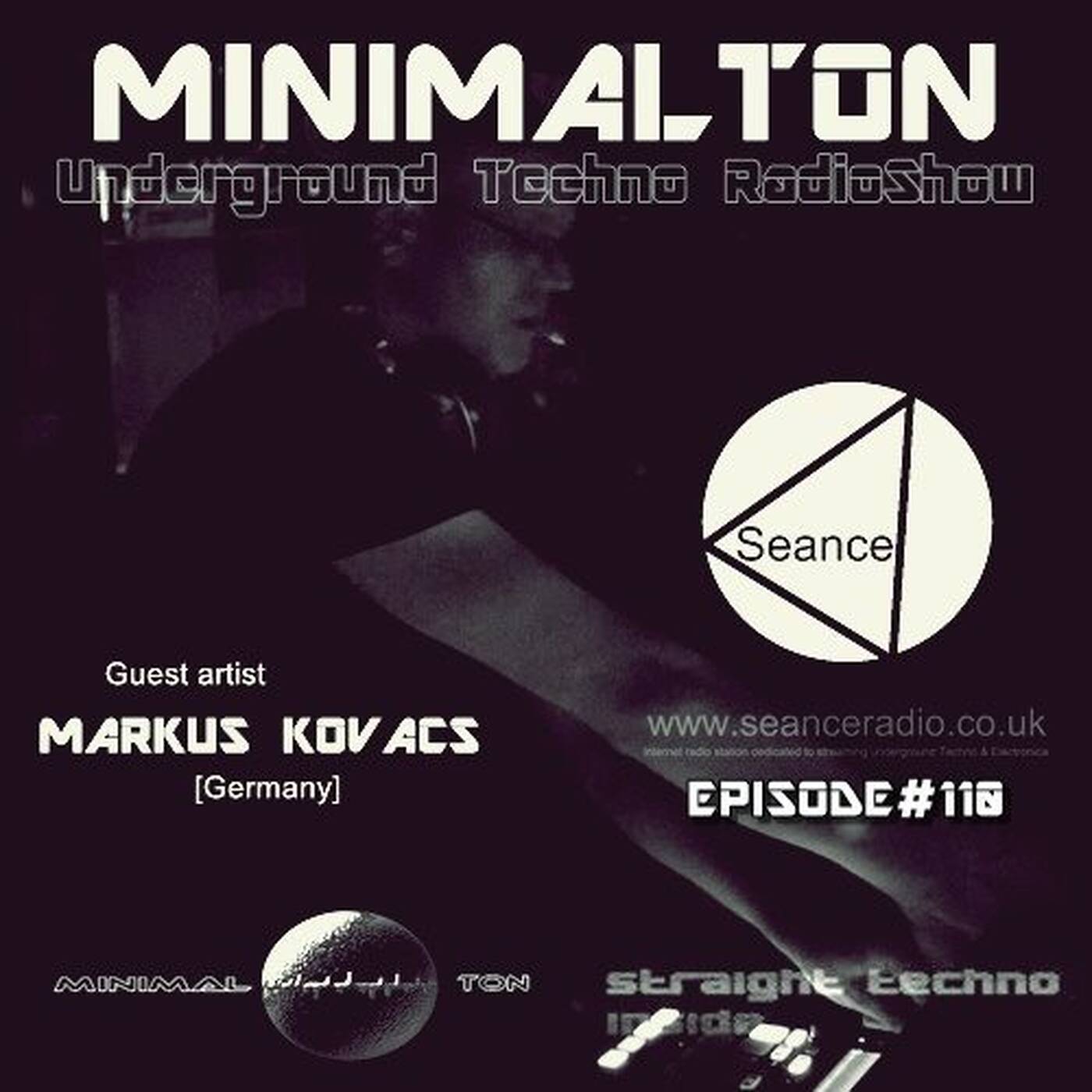 Markus Kovacs @ Episode #110 Minimalton RadioShow [Germany] at Seance Radio [UK] episode artwork