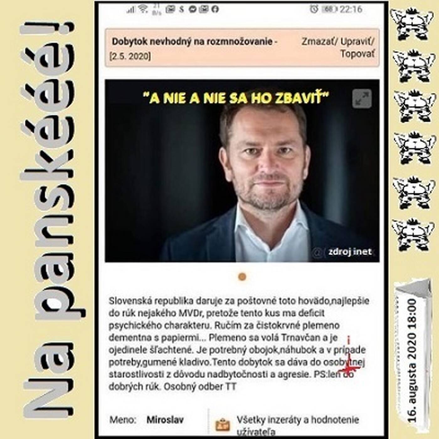 Na panské - 2020-08-16 humoristický týždenník 32/2020 episode artwork