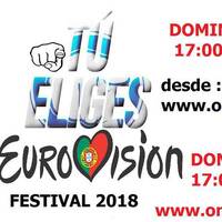 ONDAAMISTAD: 207-TU ELIGES-207 ESPECIAL FESTIVAL DE EUROVISION 2018( 06.may.2018) by ONDAAMISTAD