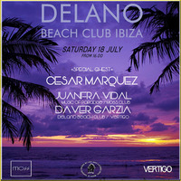 Daver Garzia & Cesar Marquez  & Juanfra Vidal @ DELANO BEACH CLUB IBIZA2015-07-18 by Daver Garzia