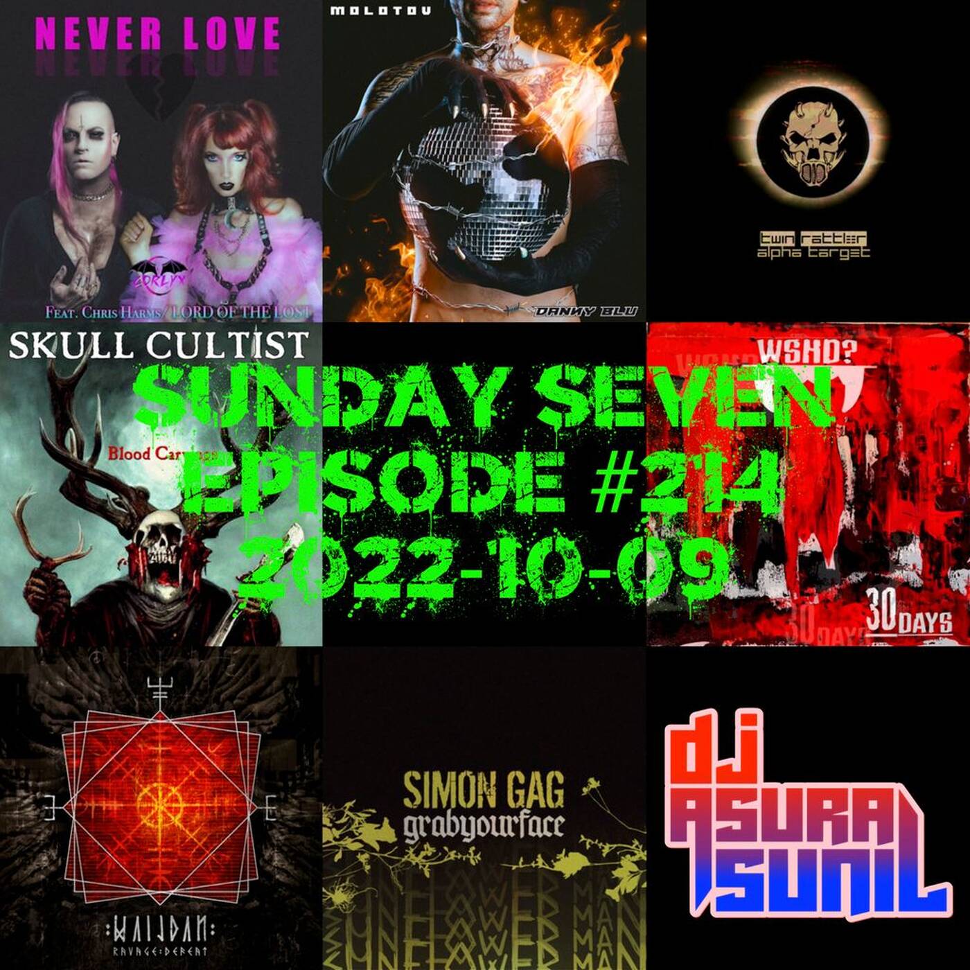 DJ AsuraSunil's Sunday Seven Mixshow #214 - 20221009 episode artwork