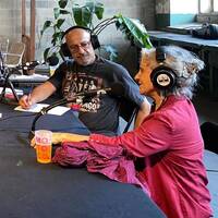 Anne Montaron sur le plateau de Fréquence Météo 2025 by Fréquence Météo