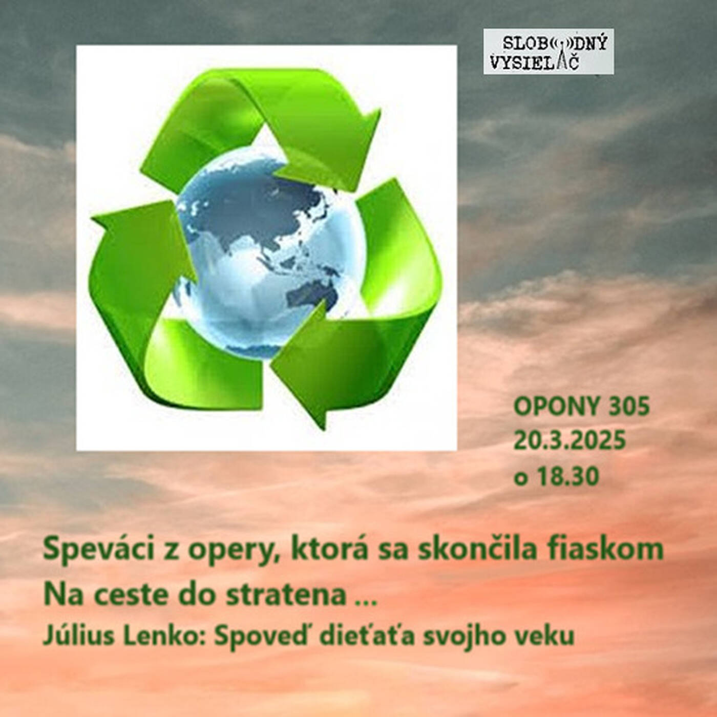 Opony 305 - 2025-03-20 „(Politické) mimovládky do zberu – majú málo papieru !“ episode artwork