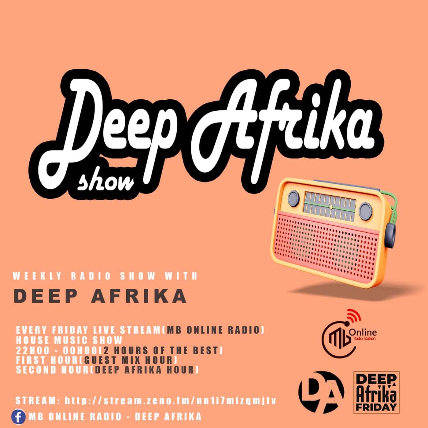 Deep Afrika Show On MB Radio Station (Guest Mix)