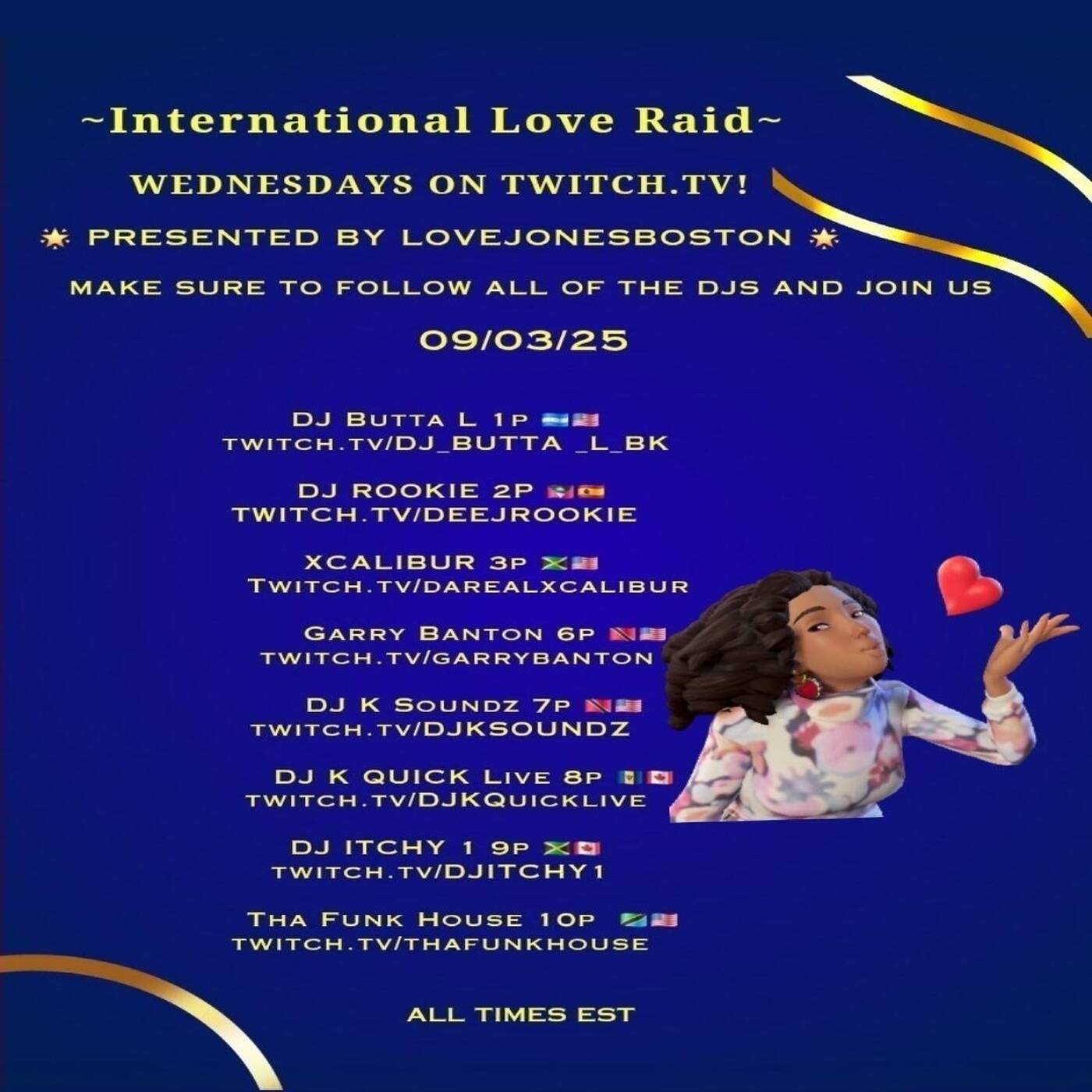 INTERNATIONAL✈️LOVERAIDTRAINHosted By @lovejonesboston 8-9PMEST‼️(AUG 03, 2025) episode artwork