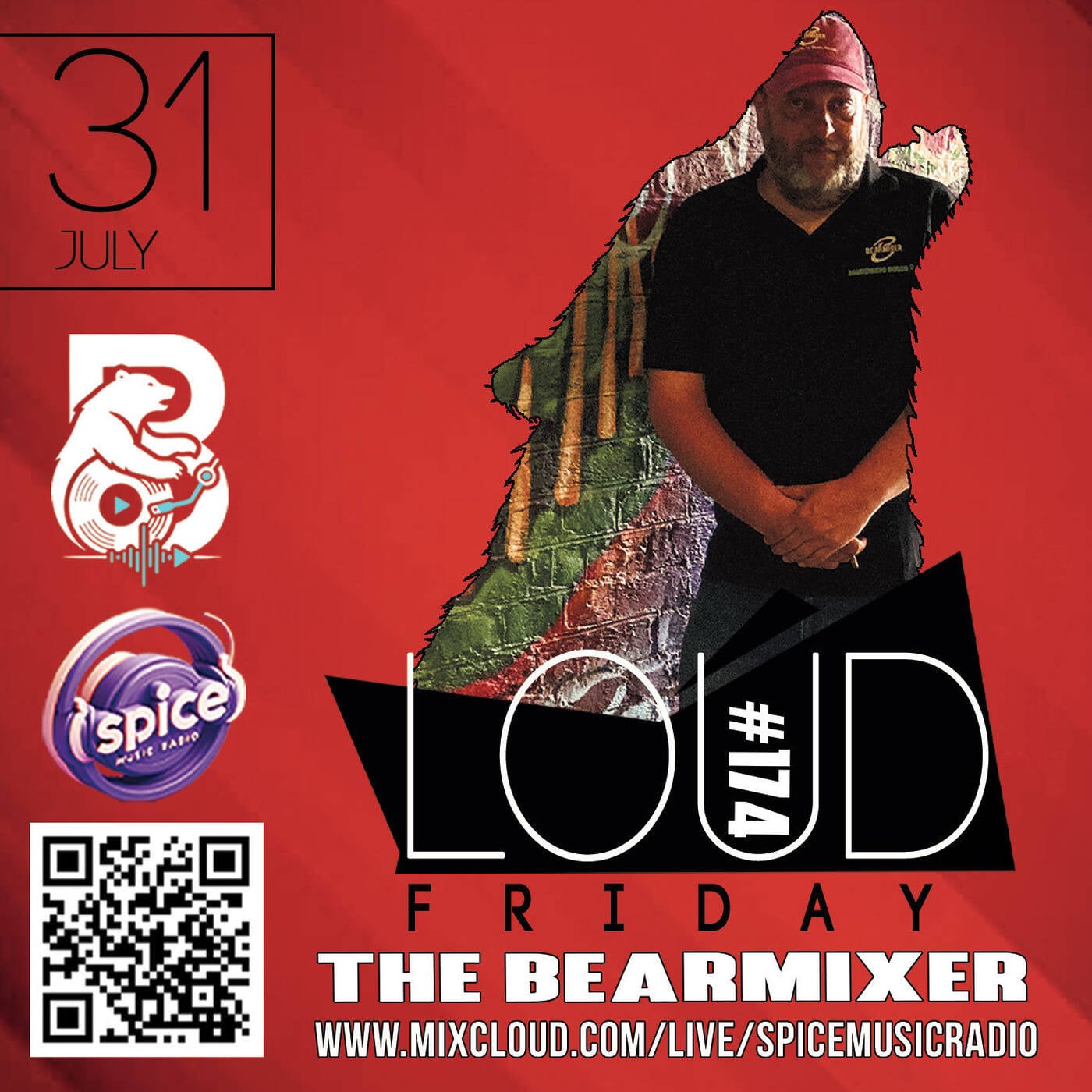 Spice Music Radio "Loud Friday #174" 31st July 2026 episode artwork