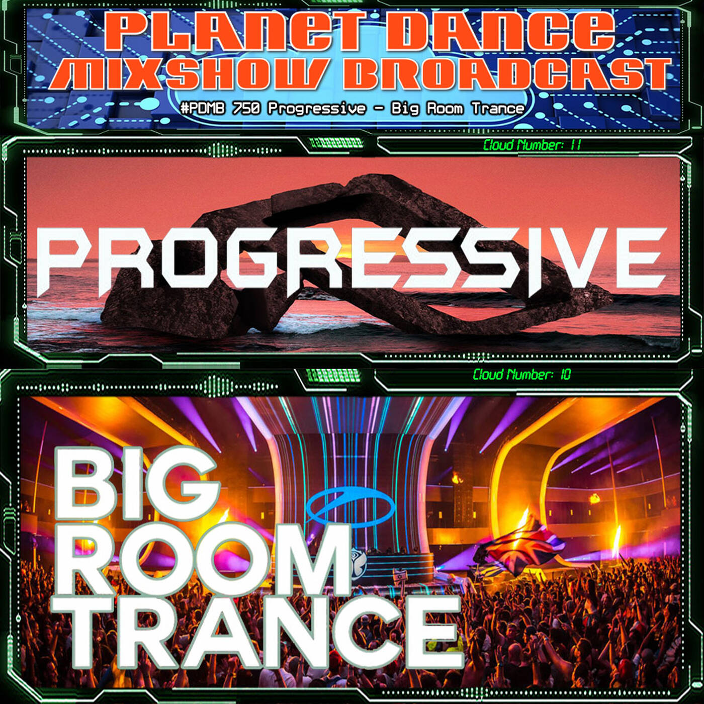 Planet Dance Mixshow Broadcast 750 Progressive - Big Room Trance episode artwork