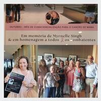 Inaugurou no AP Maria Nova Loung, a exposição de fotografia de Monika Zdziebkowska, em memória de Myrnelle Singh, sensibilizando para a problemática do cancro da mama by Rádio Gilão - Tavira