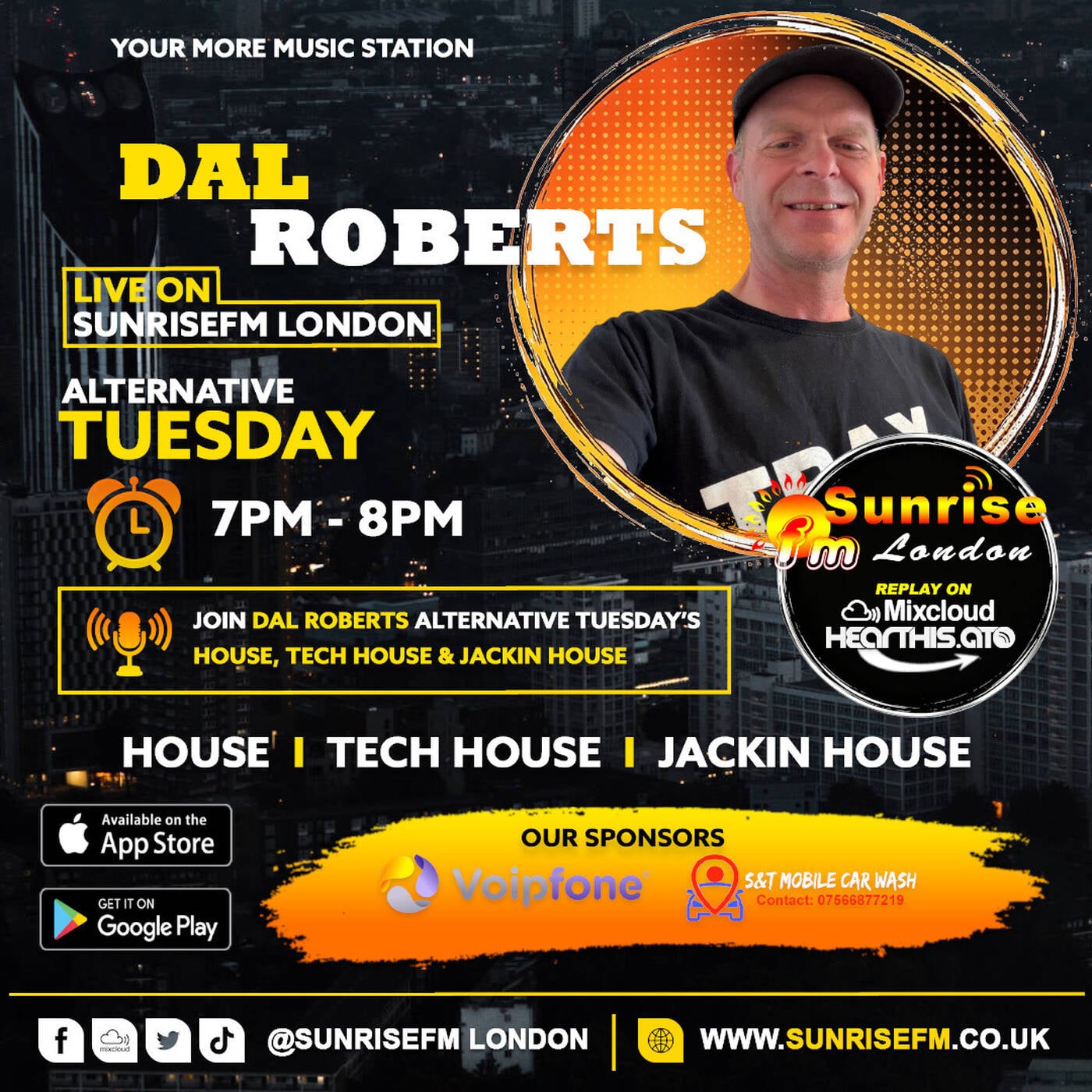 Dal Roberts - Tues 1st Sept 2026 episode artwork