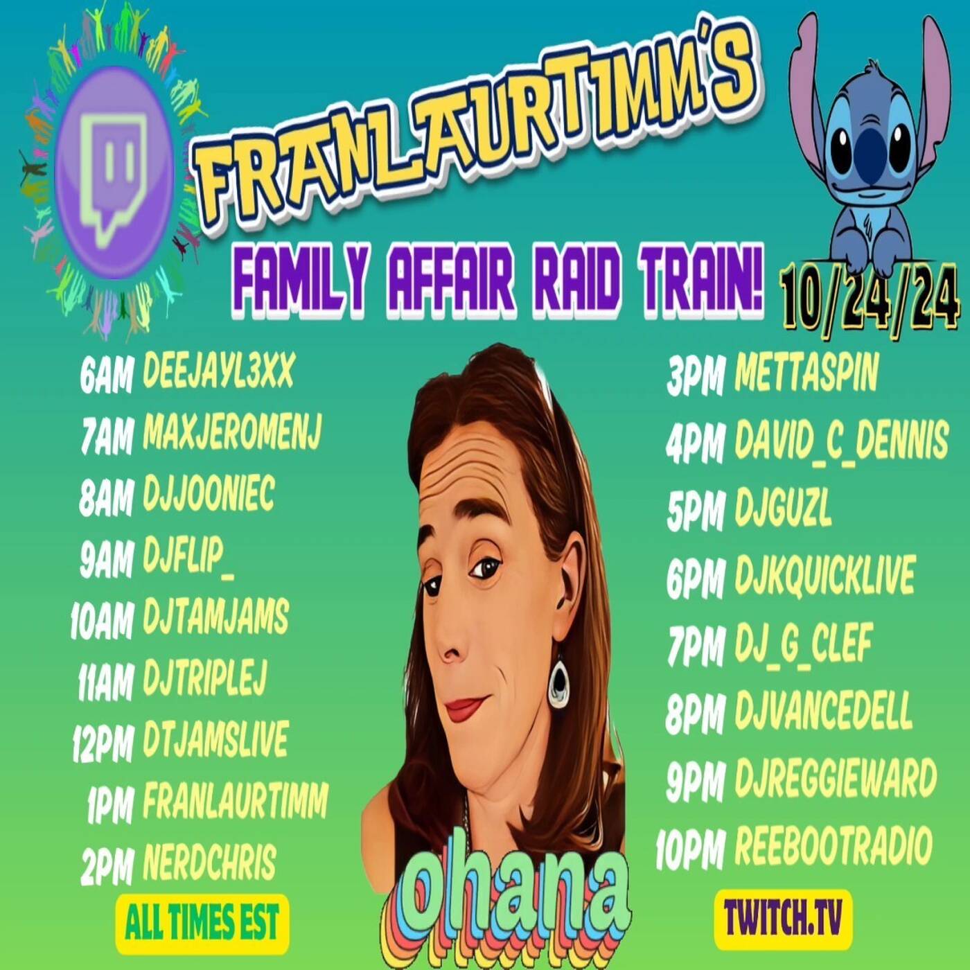 FAMILYAFFAIRRAIDTRAINHosted By @franlaurtimm 6-7PMEST‼️ | (Oct 24, 2024) episode artwork