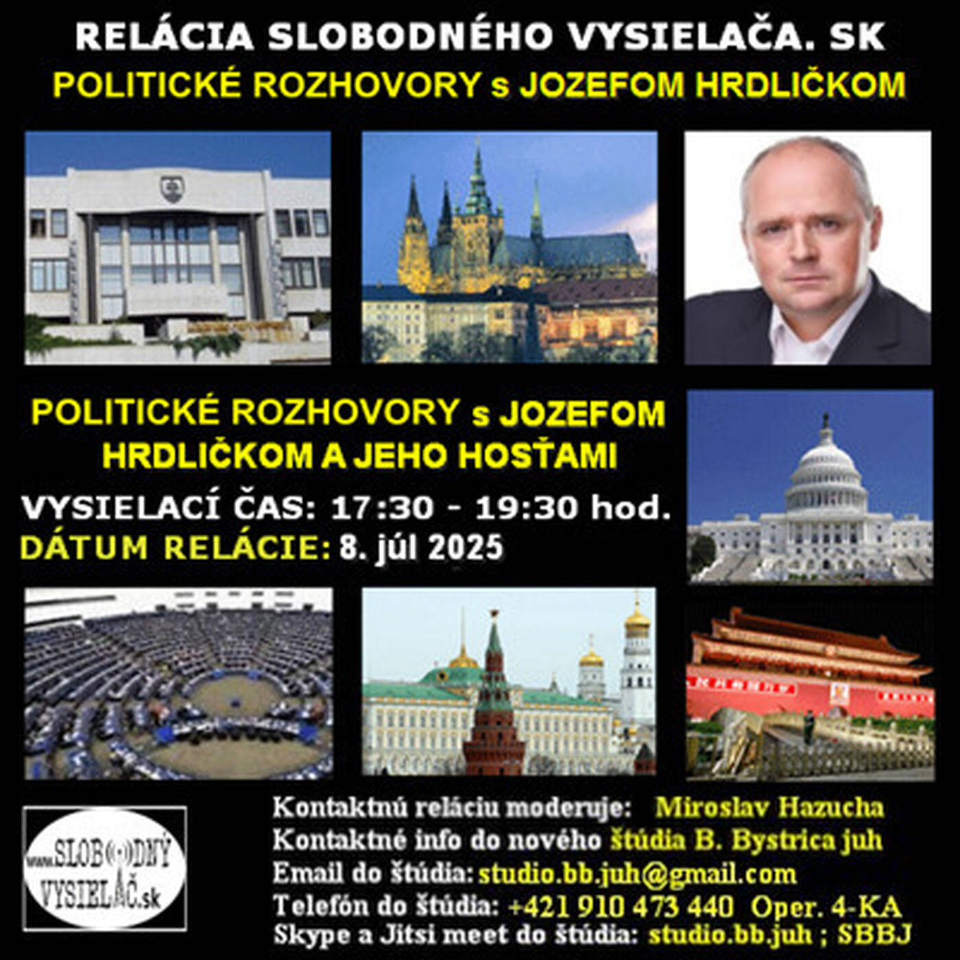 Politické rozhovory 244 - 2025-07-08 Ing. Dr. Jozef Hrdlička episode artwork