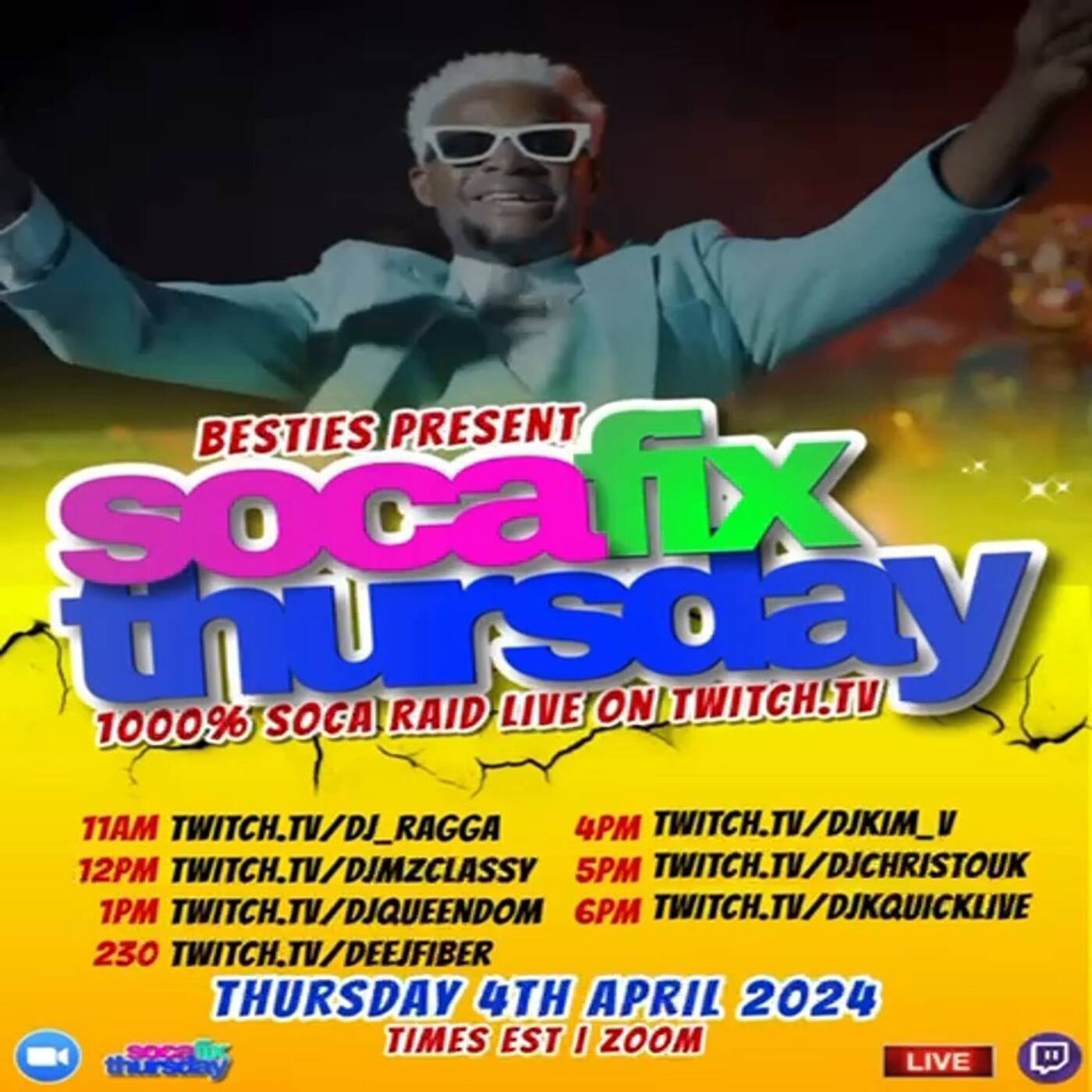 SOCAFIXTHURSDAYRAIDTRAINHosted By @djqueendom 6-7PMEST‼️ | @djkquicklive IN THE MIX (Apr 4, 2024) episode artwork