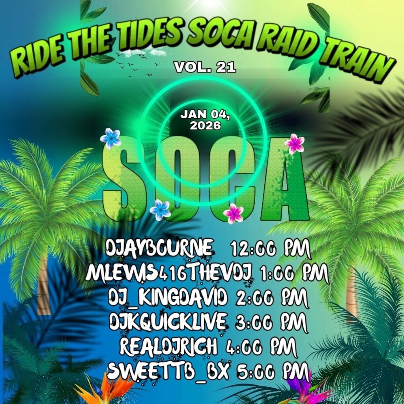 RIDE THE TIDES SOCARAIDTRAINVOL.21 Presented By @sweettb_bx 3-4PMEST‼️(JAN 4, 2026) episode artwork