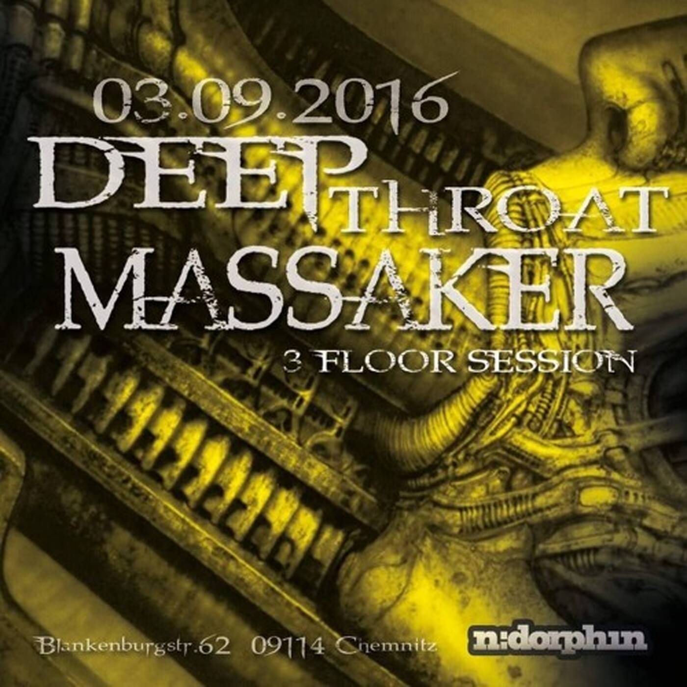 DJ Sacrifice @ Deep Throat Massaker 5 3.9.16 Ndorphin Chemnitz