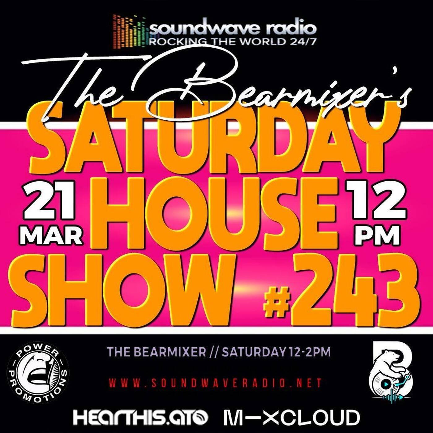 Soundwave Radio Saturday House Show #243 - 21st March 2026 episode artwork