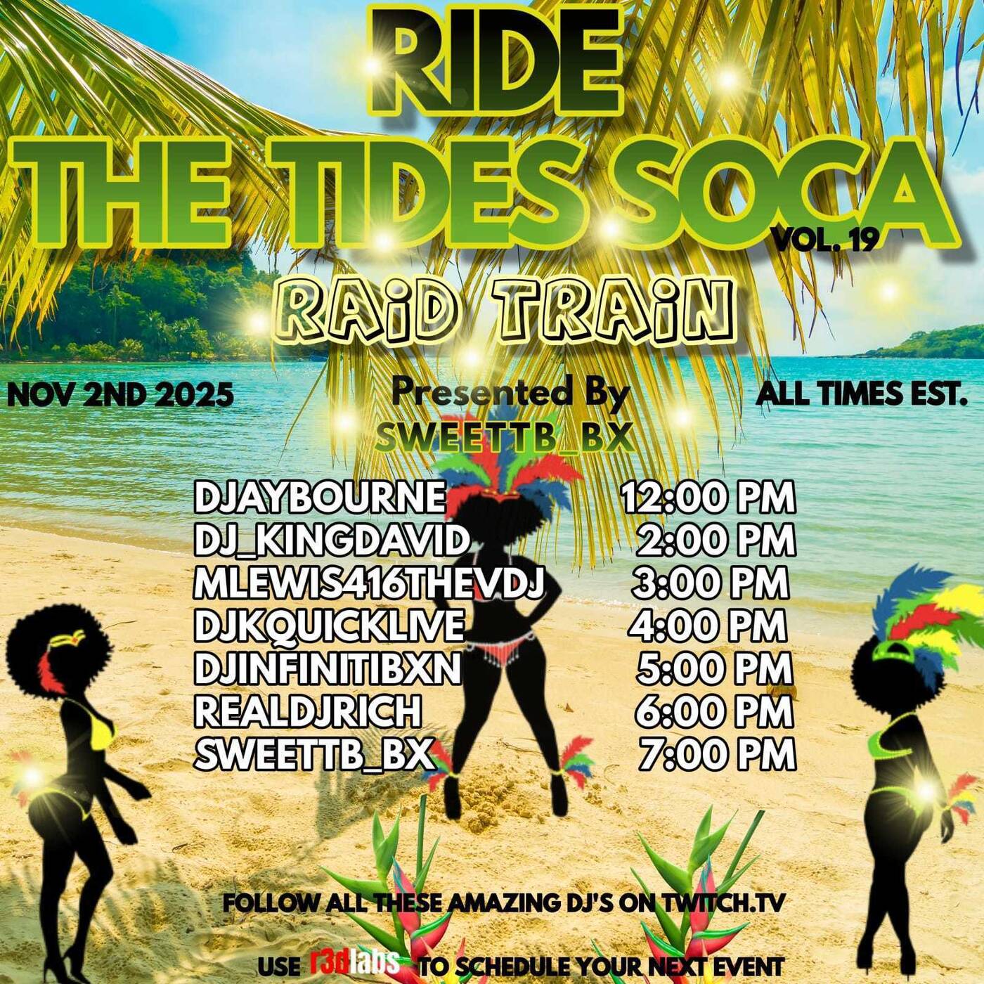 RIDETHETIDESSOCARAIDTRAINVOL.19 Presented By @sweettb_bx 4-5PMEST‼️(NOV 2, 2025) episode artwork