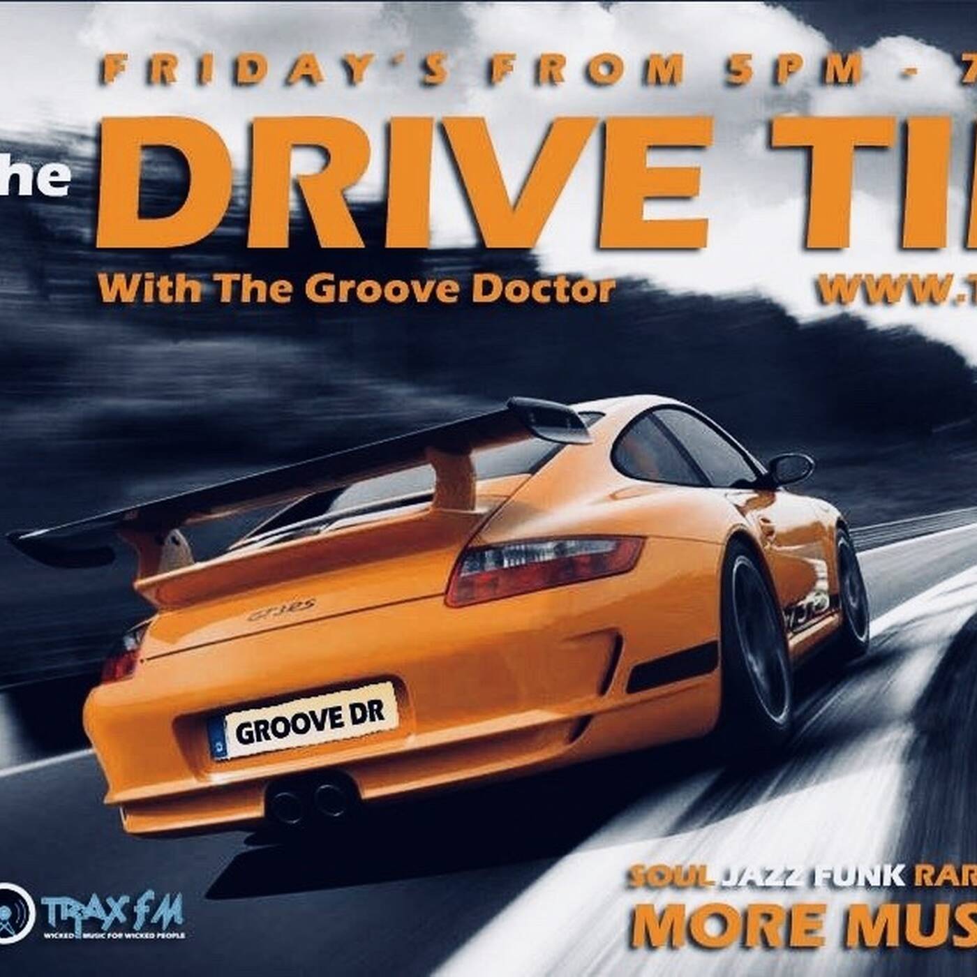The Groove Doctor's Drive Time Replay show On www.traxfm.org - 1st August 2023 episode artwork