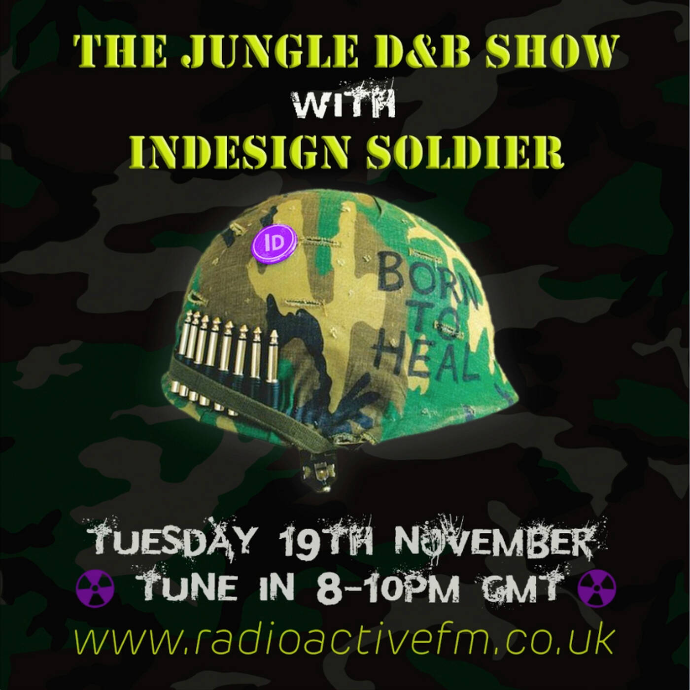 The Jungle D&B Show – Indesign Soldier – Radioactivefm – 19-11-19