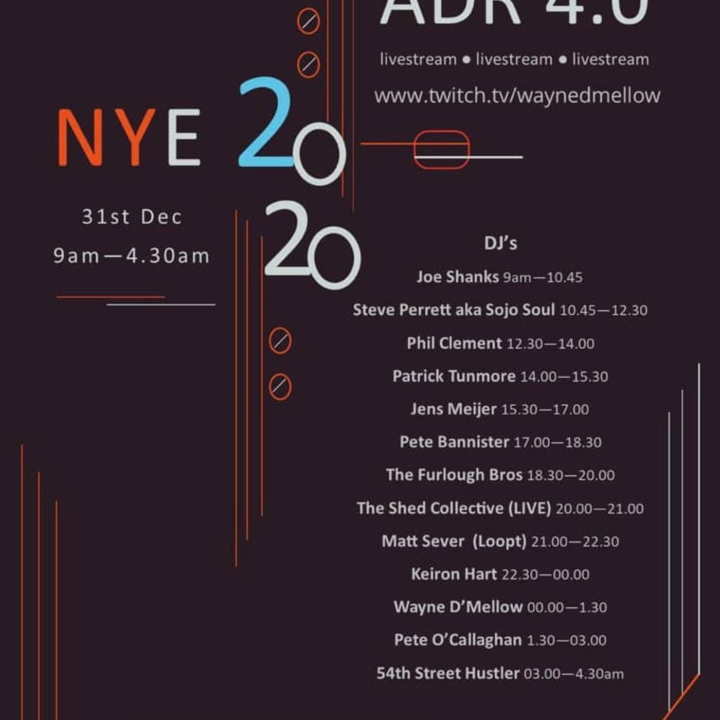 All Day Rave 4.0 - The Shed Collective Live NYE 2020 episode artwork
