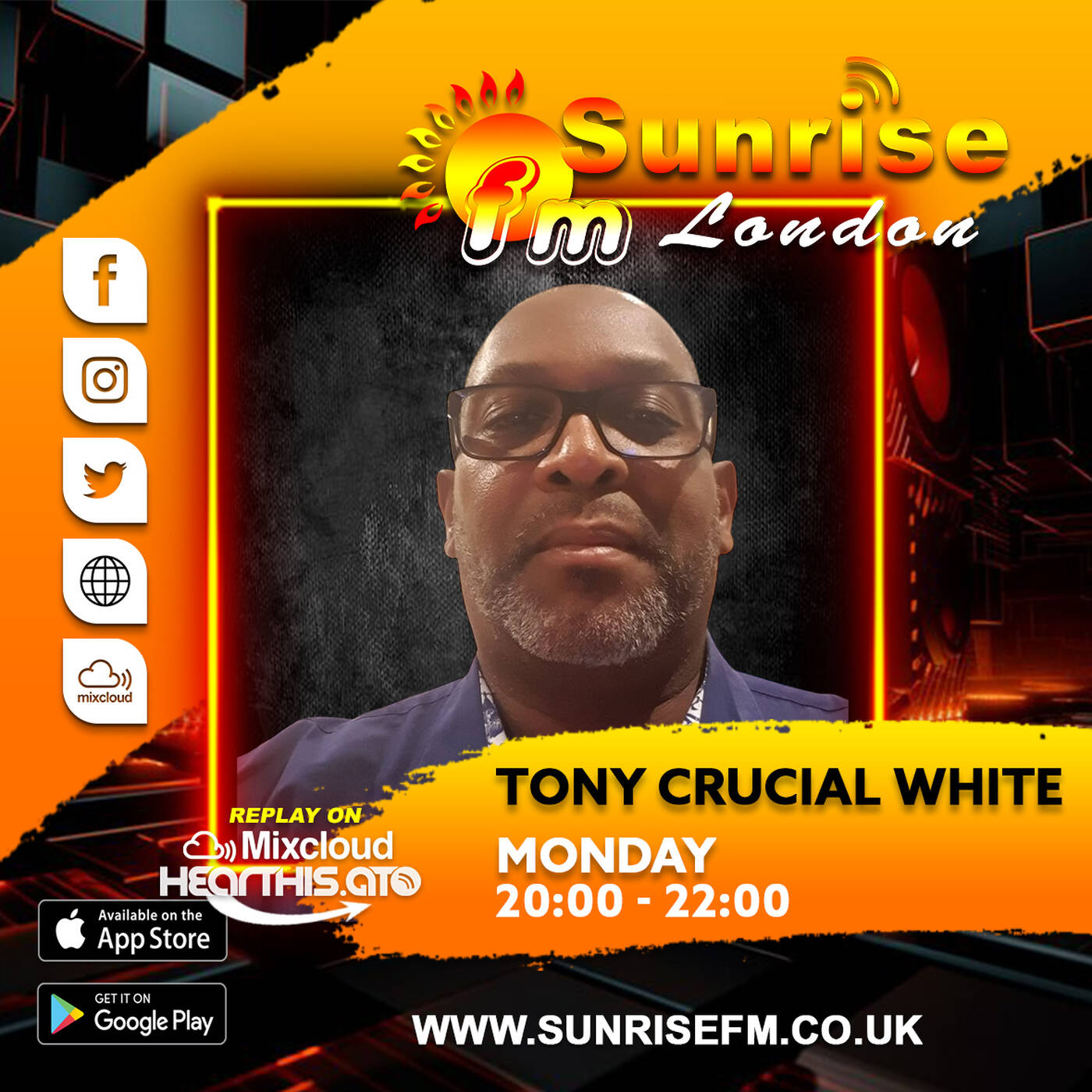 Tony Crucial White - Mon 20th Oct 2025 episode artwork