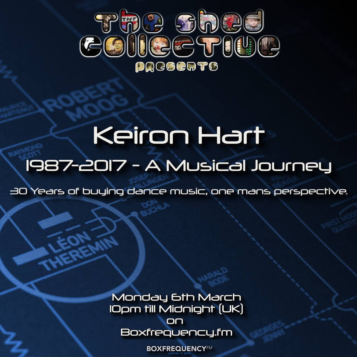 Douglas Deep's Radio Show #35 06/03/17 - Keiron Hart presents "(1987-2017) A Musical Journey" episode artwork
